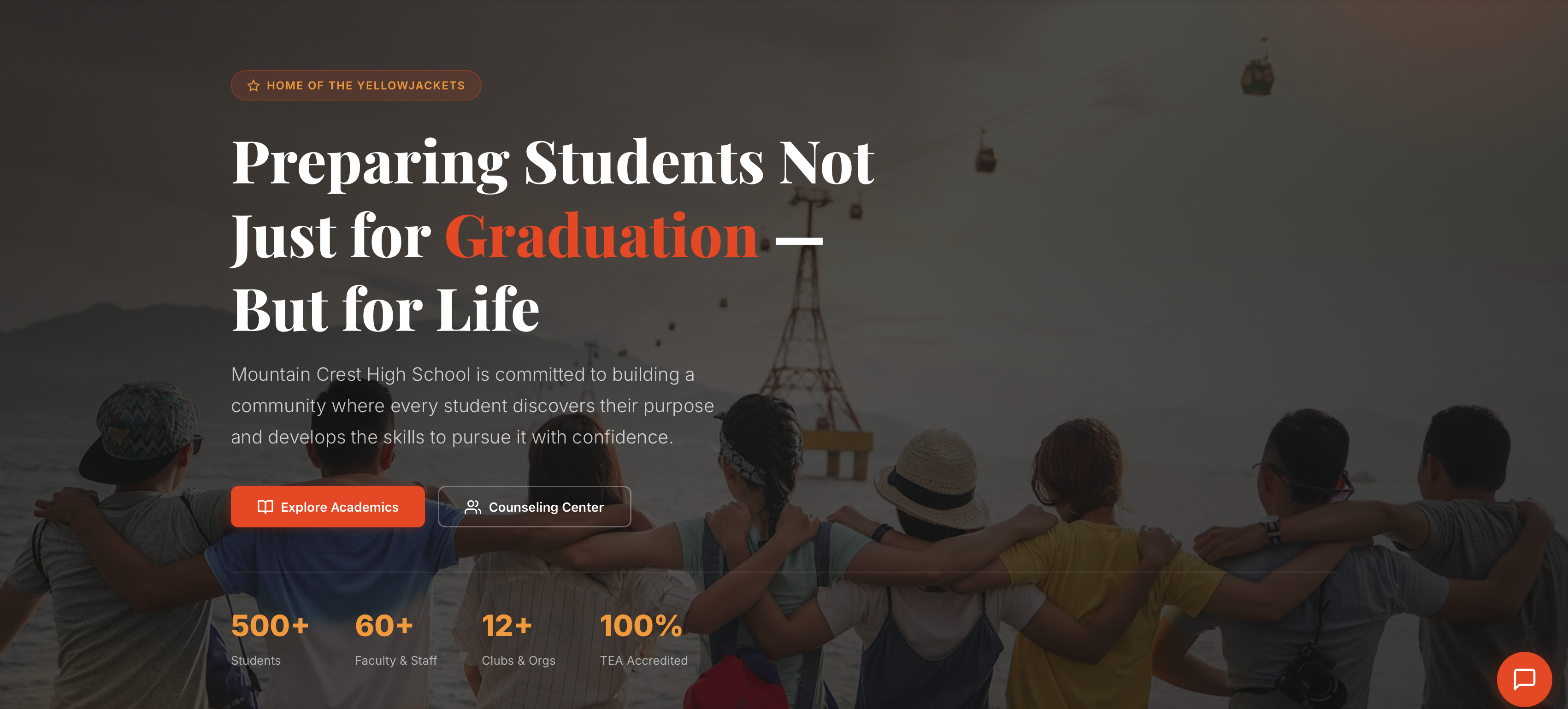 Mountain Crest High School - AI Agentic Website